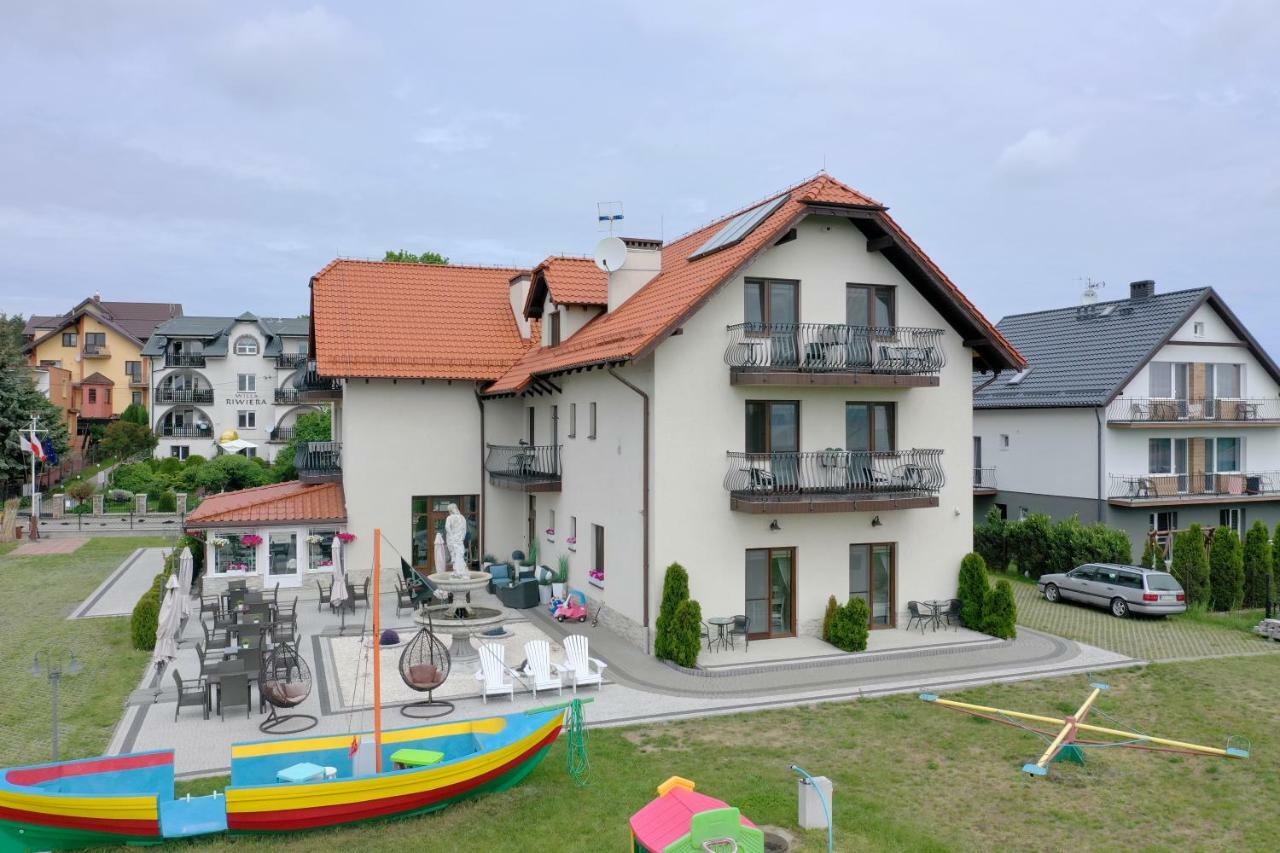 Pensjonat Riwiera Z Widokiem Na Zalew Wislany Krynica Morska Exterior foto